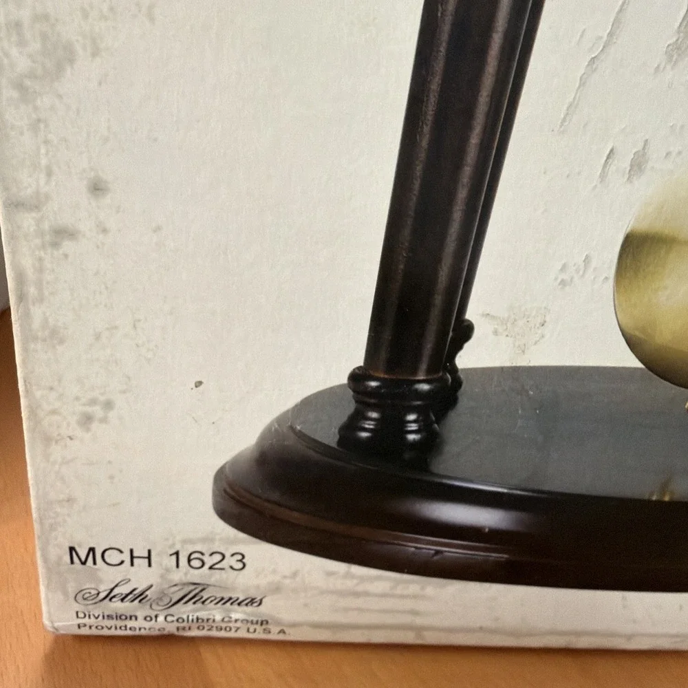 NEW IN BOX SETH THOMAS HARDING TABLE/MANTEL CLOCK MCH-1623  READ & SEE PICTURES